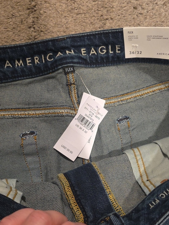American Eagle Outfitters Other - American Eagle Outfitters Men's Medium Blue Athletic Fit FLEX Jeans